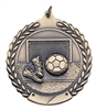 Die Cast XXL<BR> Soccer Medal<BR> Gold/Silver/Bronze<BR> 2.75 Inches