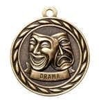 Drama Medal<BR> Gold<BR> 2 Inches