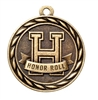 Honor Roll  Medal<BR> Gold<BR> 2 Inches
