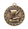 Writing Medal<BR> Gold<BR> 2 Inches