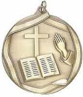 Olympic Religion Medal<BR> Gold/Silver/Bronze<BR> 2.25 Inches