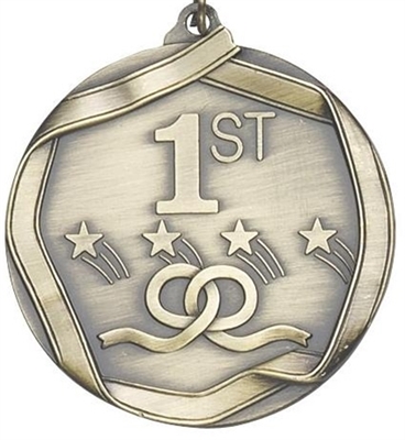 Olympic 1st Place Medal<BR> Gold<BR> 2.25 Inches