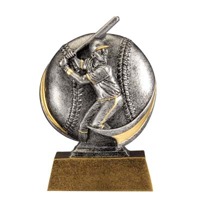 Mini Motion<BR> Baseball Trophy<BR> 5 Inches