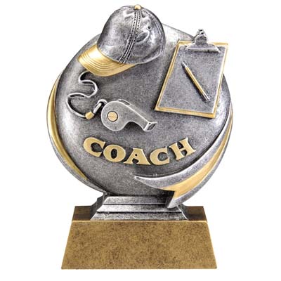 Mini Motion<BR> Coach Trophy<BR> 5 Inches