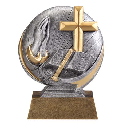 Mini Motion<BR> Religion Trophy<BR> 5 Inches