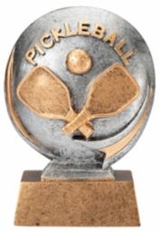 Mini Motion<BR> Pickleball Trophy<BR> 5 Inches