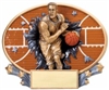 Male Basketball Explosion<BR>Plaque or Trophy<BR> 6 Inches