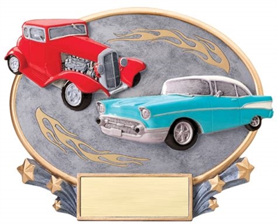 Car Cruise Explosion<BR>Plaque or Trophy<BR> 6 Inches