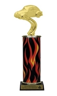 Flame Column<BR> VW Bug Trophy<BR> 10-12 Inches