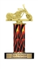 Flame Column<BR> Chopper Trophy<BR> 10-12 Inches