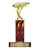 Flame Column<BR> Pinewood Derby 1 Trophy<BR> 10-12 Inches