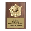 Gold Star<BR> Basketball Plaque<BR> 2 Sizes