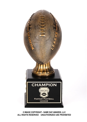Up to 16 Year<BR>Hall of Fame <BR> Fantasy Football Trophy<BR> 16 Inches