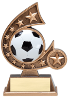 Comet Soccer Trophy<BR> 5.75 Inches