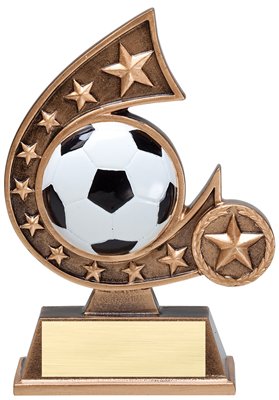 Comet Soccer Trophy<BR> 5.75 Inches