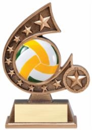 Comet Volleyball Trophy<BR> 5.75 Inches