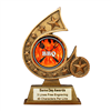 Comet BBQ Flame<BR> or Custom Logo Trophy<BR> 5.75 Inches