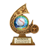 Comet Holograph  <BR> Baseball Trophy<BR> 5.75 Inches