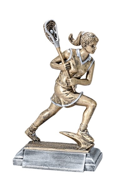 Freeman Classic<BR> Female Lacrosse Player Trophy<BR> 9.75 Inches