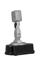 Vintage Microphone Trophy<BR> 5.75 Inches