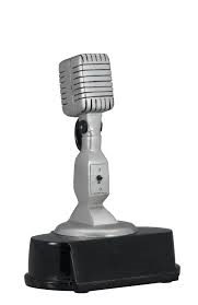 Vintage Microphone Trophy<BR> 5.75 Inches