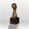 Gold Spiral NET Trophy<BR> Premium Basketball <BR> 14 Inches