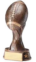 Spiral Football Trophy<BR> 5.5 to 11 Inches