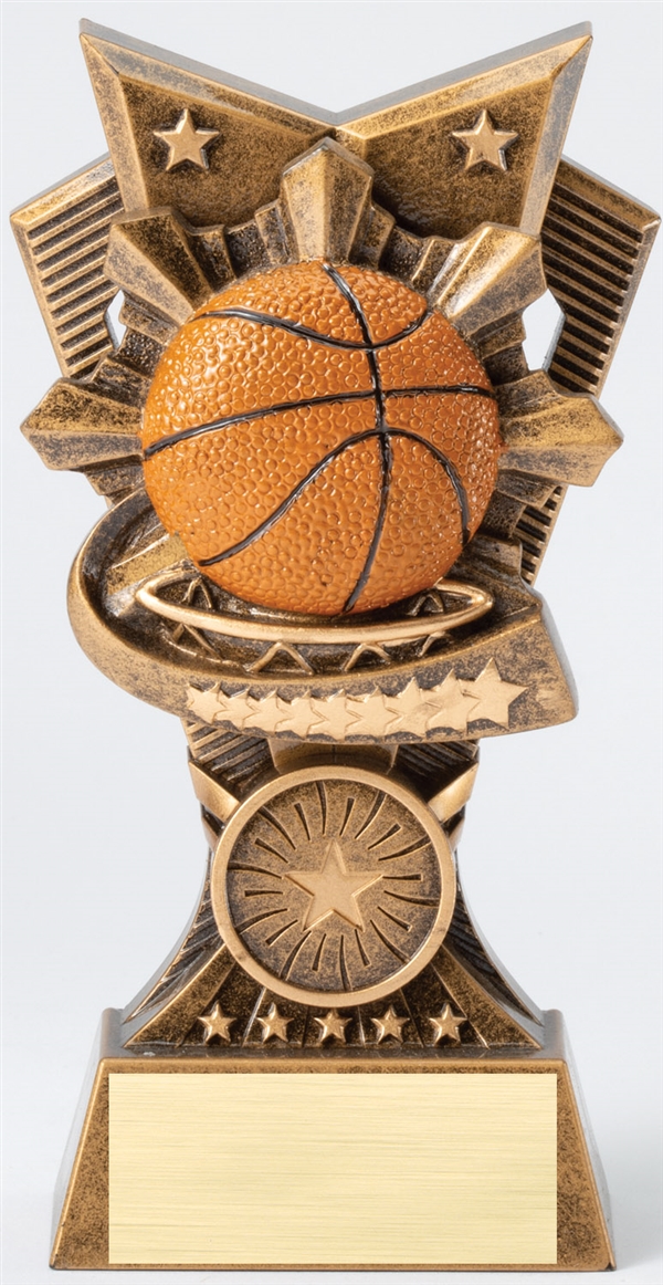 Champion V Basketball Trophy<BR> 6 Inches