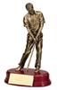 Rosewood Iron Golf Trophy<BR> 7.5 to 11 Inches