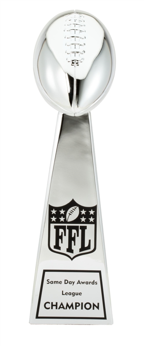 【レア】ラウンドワン　Champion　Trophy 15 Inch Chrome Vince Fantasy Football Champion Trophy | Custom