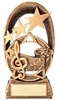 Radiant Star<BR> Music Trophy<BR> 6.5 Inches