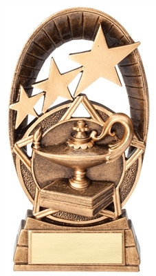 Inflation Buster<BR>Radiant Star<BR> Lamp Trophy<BR> 5.5 Inches