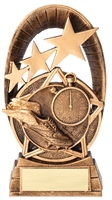 Radiant Star<BR> Track Trophy<BR> 6.5 Inches