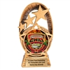 Radiant<BR> #2 CHILI COOK OFF <BR> Or Custom Logo<BR>TROPHY<BR> 7 Inches