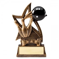 Star Bowling Trophy<BR> 6 Inches
