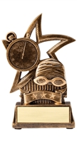 Star Swimming Trophy<BR> 6 Inches