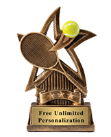 Star Tennis Trophy<BR> 6 Inches