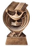 Saturn<BR> Lamp of Knowledge Trophy<BR> 6 Inches