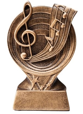 Saturn<BR> Music Trophy<BR> 6 Inches