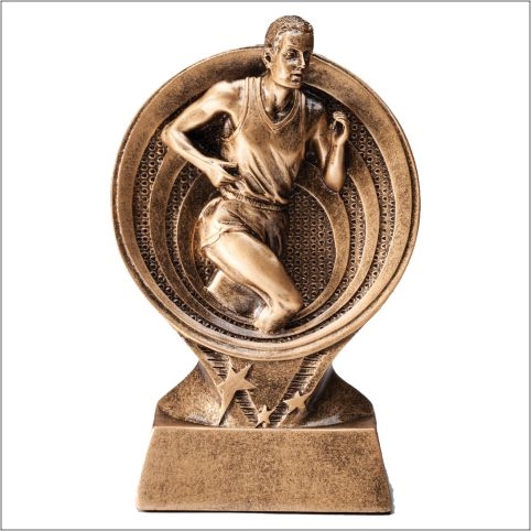 Saturn<BR> Male Track Trophy<BR> 6 Inches