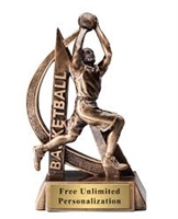 Ultra Action<BR> Male Basketball Trophy<BR> 6.5 Inches