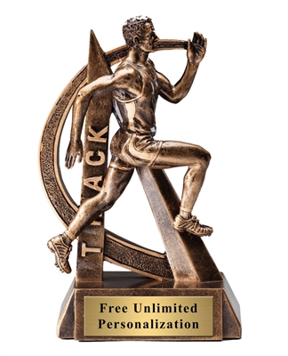 Ultra Male Track Trophy<BR> 6.5 Inches