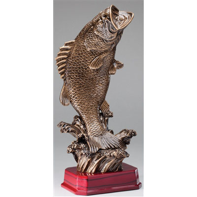 Premium <BR>Standing Bass Trophy<BR> 12 Inches