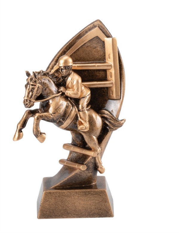 Modern<BR> Equestrian Trophy<BR> 7 Inches