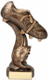 Fireball Soccer Trophy<BR> 11 Inches