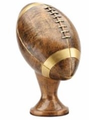 Premium Grade <BR>Bronze Gallery<BR> Football Replacement<BR> 11.5 Inches