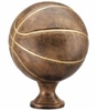 Bronzed Basketball<BR>Replacement<BR> 12 Inches