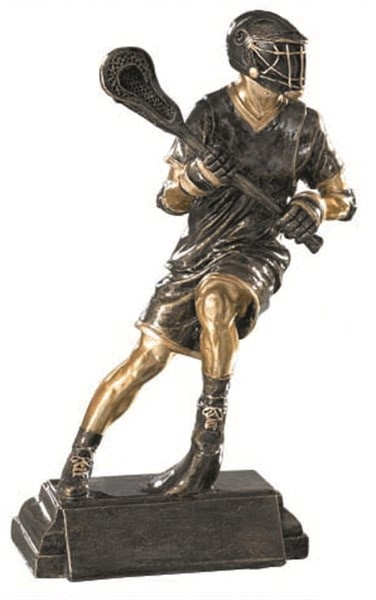 Freeman Classic<BR> Male Lacrosse Player Trophy<BR> 9.5 Inches