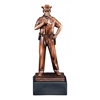 Bronze Gallery<BR> Policeman Trophy<BR> 12 Inches