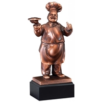 Bronze Gallery<BR> Chef II Trophy<BR> 13 Inches